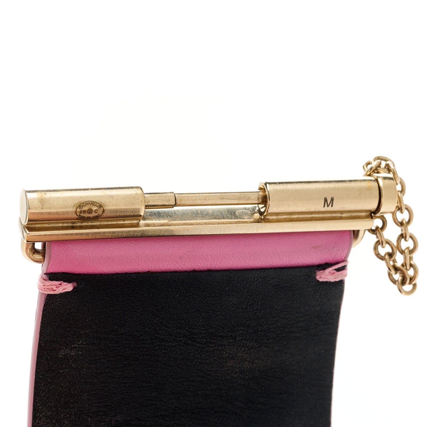 Calfskin CC Wide Cuff M Pink