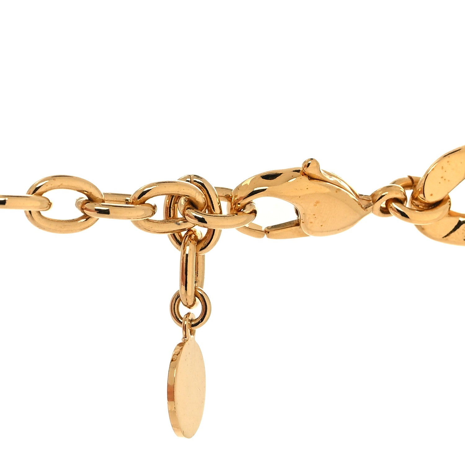 Christian Dior Metal CD Choker Necklace Gold 4 of 5