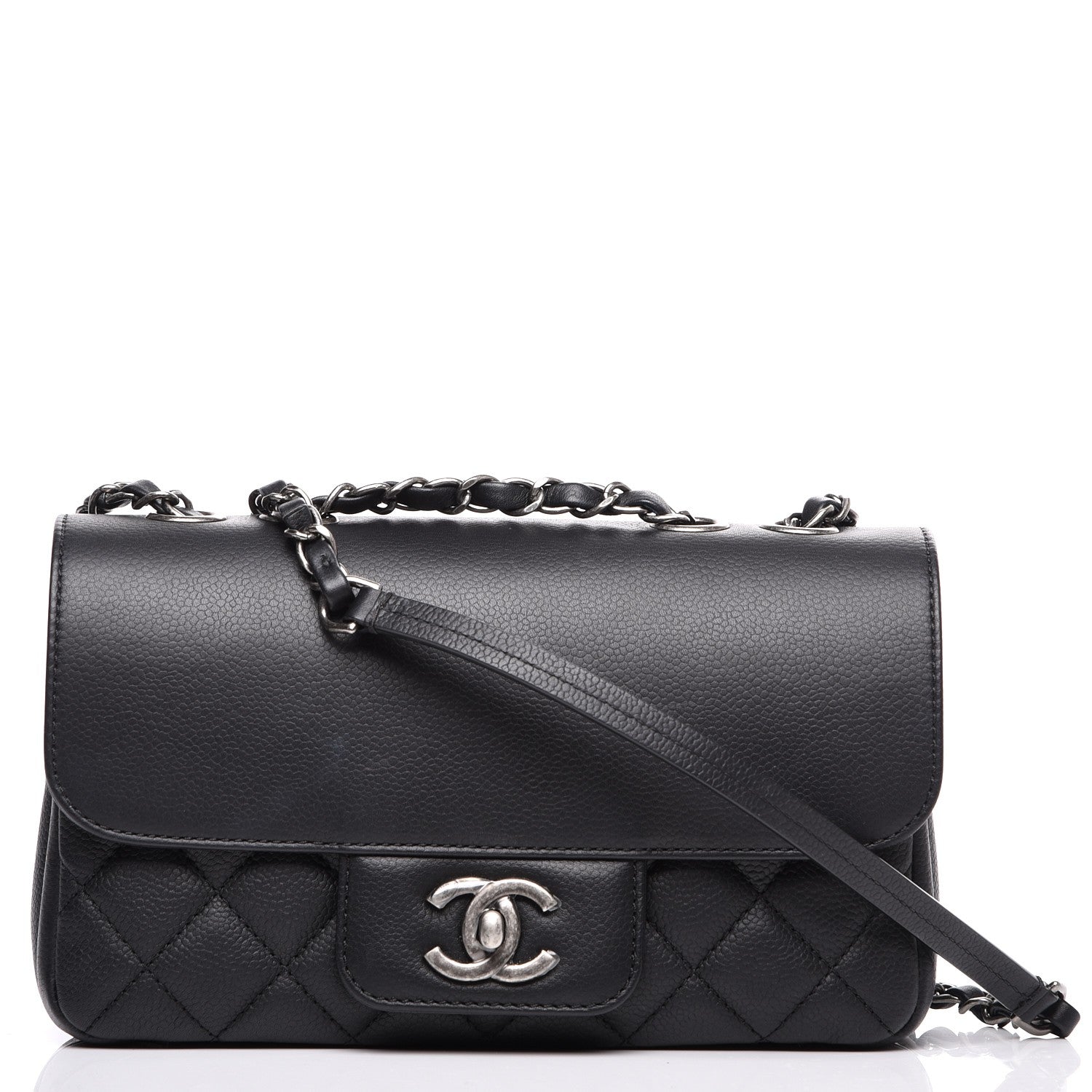 Chanel Caviar All About Flap Bag Black 1 of 7
