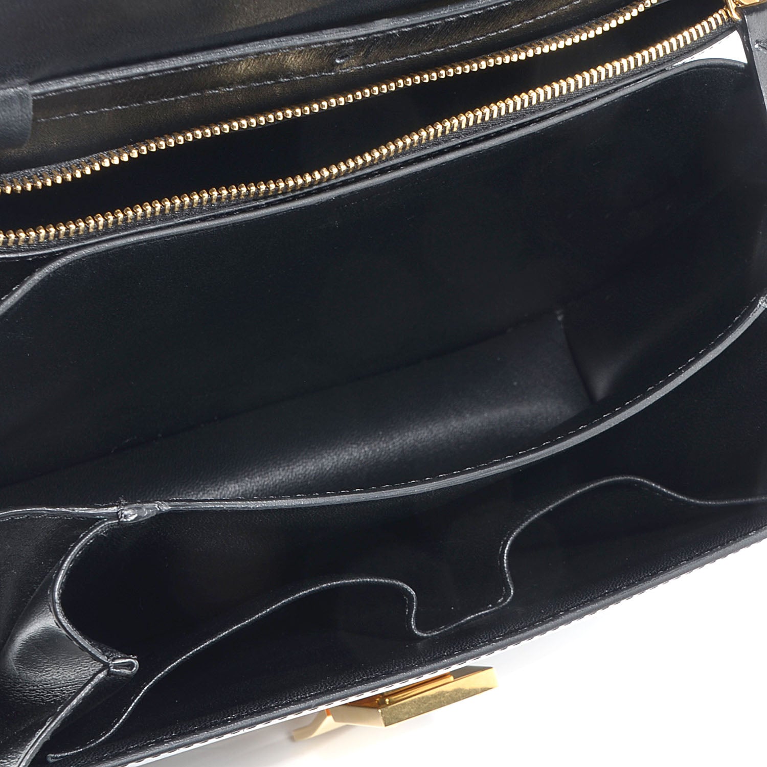 Celine Box Calfskin Medium Classic Box Flap Bag Black 5 of 9