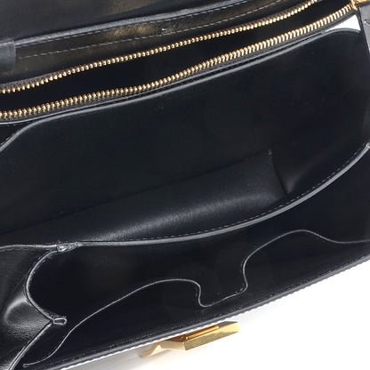 Celine Box Calfskin Medium Classic Box Flap Bag Black 5 of 9
