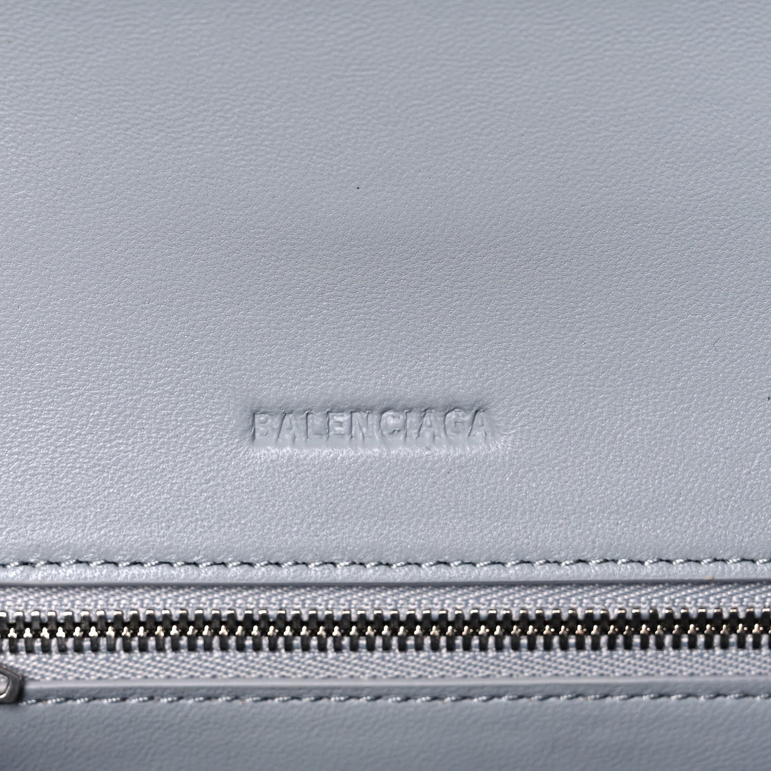 Balenciaga Faux Calfskin Fabric Small Sneakerhead Top Handle Bag Blue Grey 6 of 10
