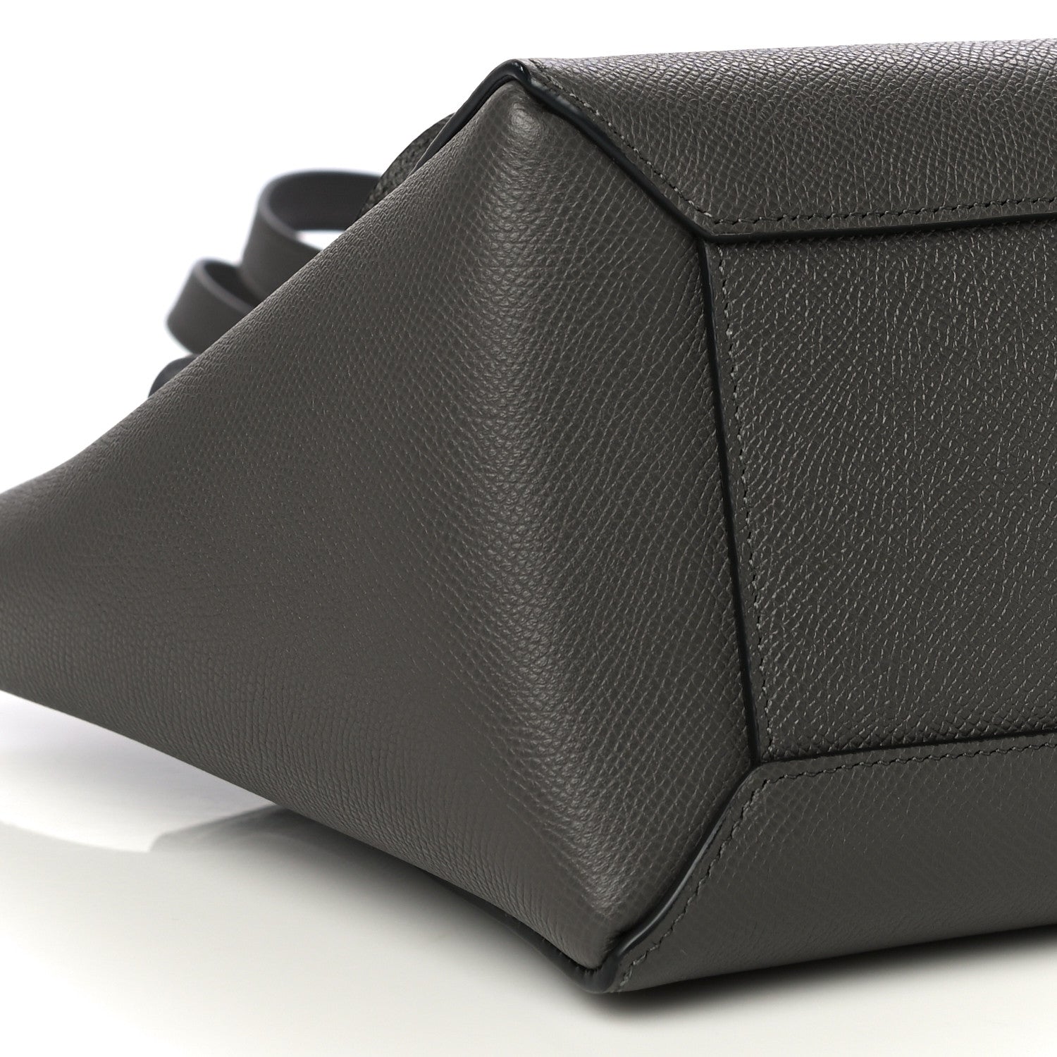 Celine Grained Calfskin Nano Belt Bag Grey 10 of 18