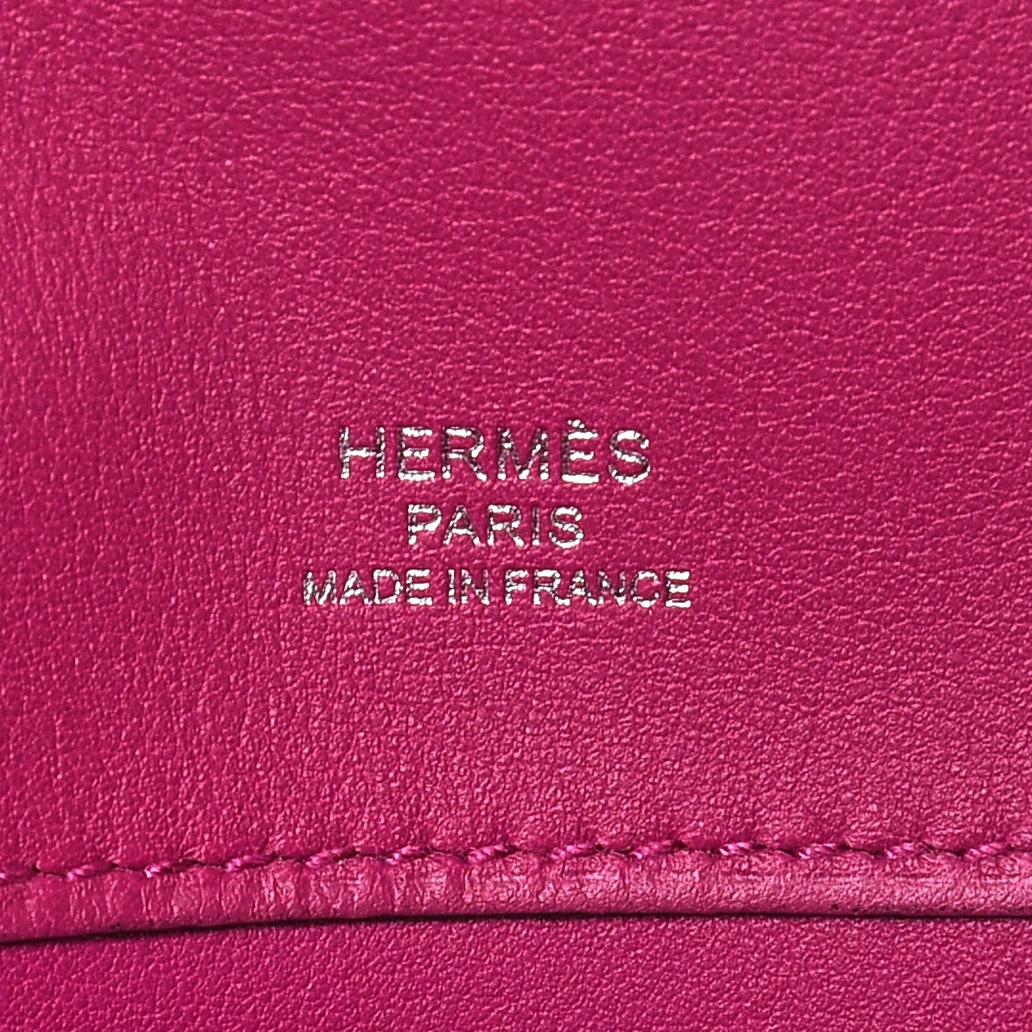 Hermes Swift Kelly Cut Clutch Pochette Rose Pourpre 9 of 10