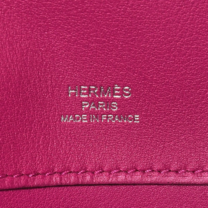Hermes Swift Kelly Cut Clutch Pochette Rose Pourpre 9 of 10