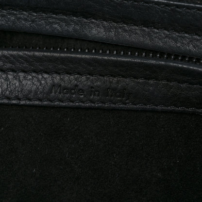 Celine Supple Calfskin Medium Phantom Luggage Black 6 of 15
