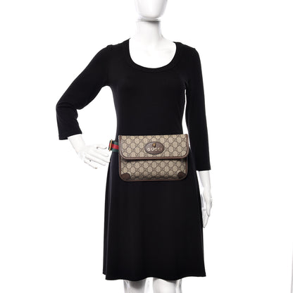Gucci GG Supreme Monogram Neo Vintage Web Belt Bag Brown 2 of 10