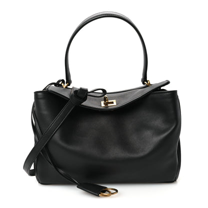 Balenciaga Natural Smooth Calfskin Small Rodeo Top Handle Handbag Black 1 of 10
