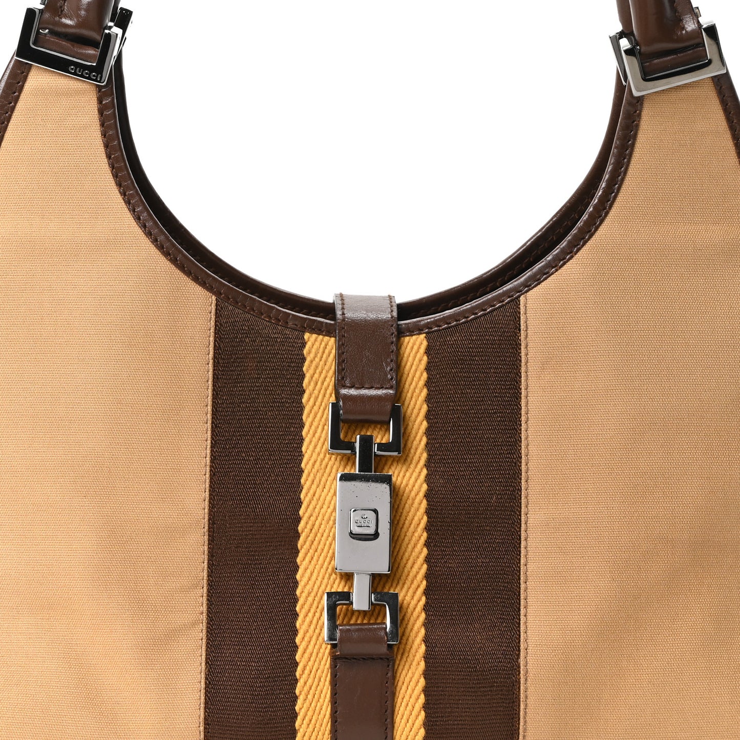 Canvas Web Small Jackie O Hobo Brown