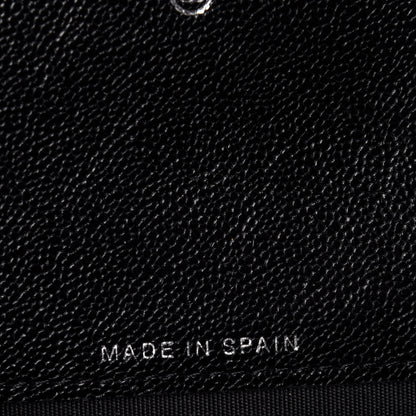 Chanel Caviar Quilted Boy Flap Card Holder Black 7 of 12