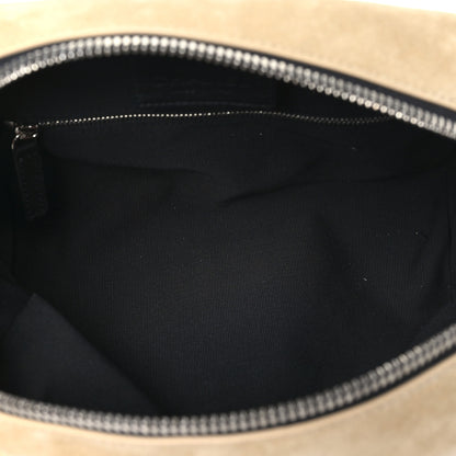 Chanel Suede Calfskin Large Zipped Pouch Beige 5 of 10