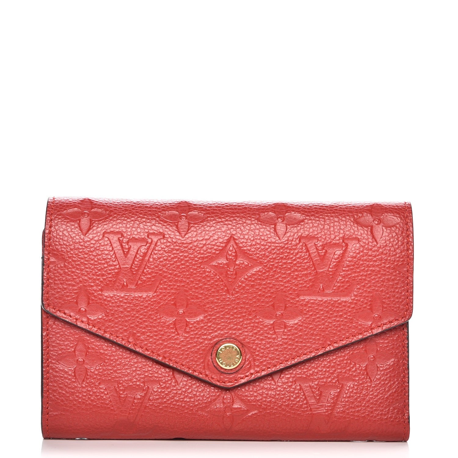 Louis Vuitton Empreinte Compact Curieuse Wallet Cherry 1 of 10