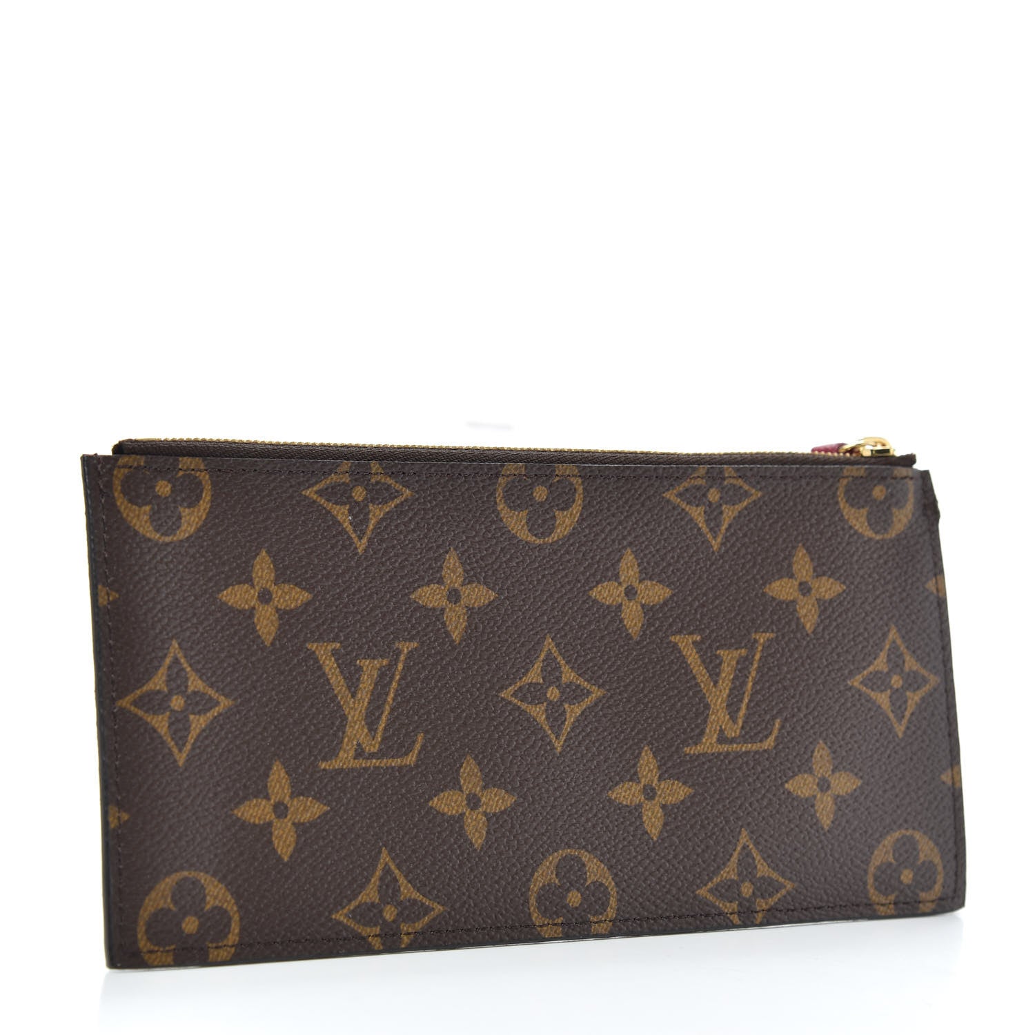 Louis Vuitton Monogram Felicie Chain Wallet Zippered Insert Fuchsia 3 of 6