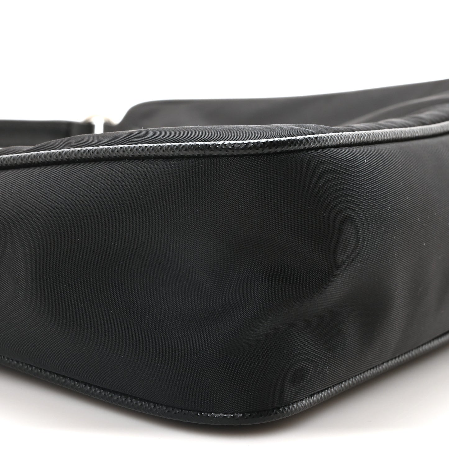 Tessuto Nylon Saffiano Mini Re-Edition 2005 Bag Black