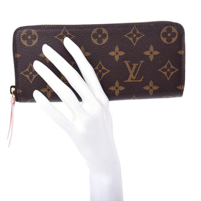 Louis Vuitton Monogram Clemence Wallet Rose Ballerine 2 of 7