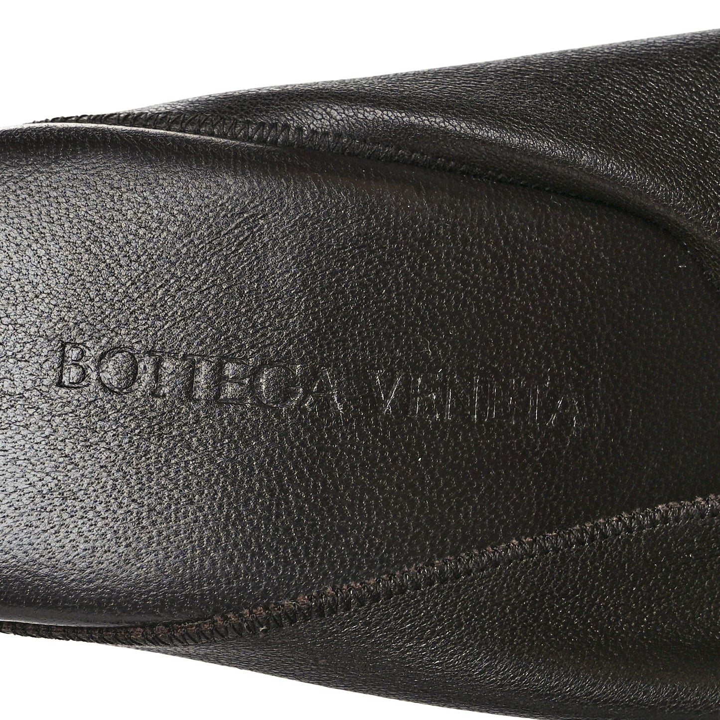 Nappa Square Toe Slip-On Mule Sandals 40.5 Fondante