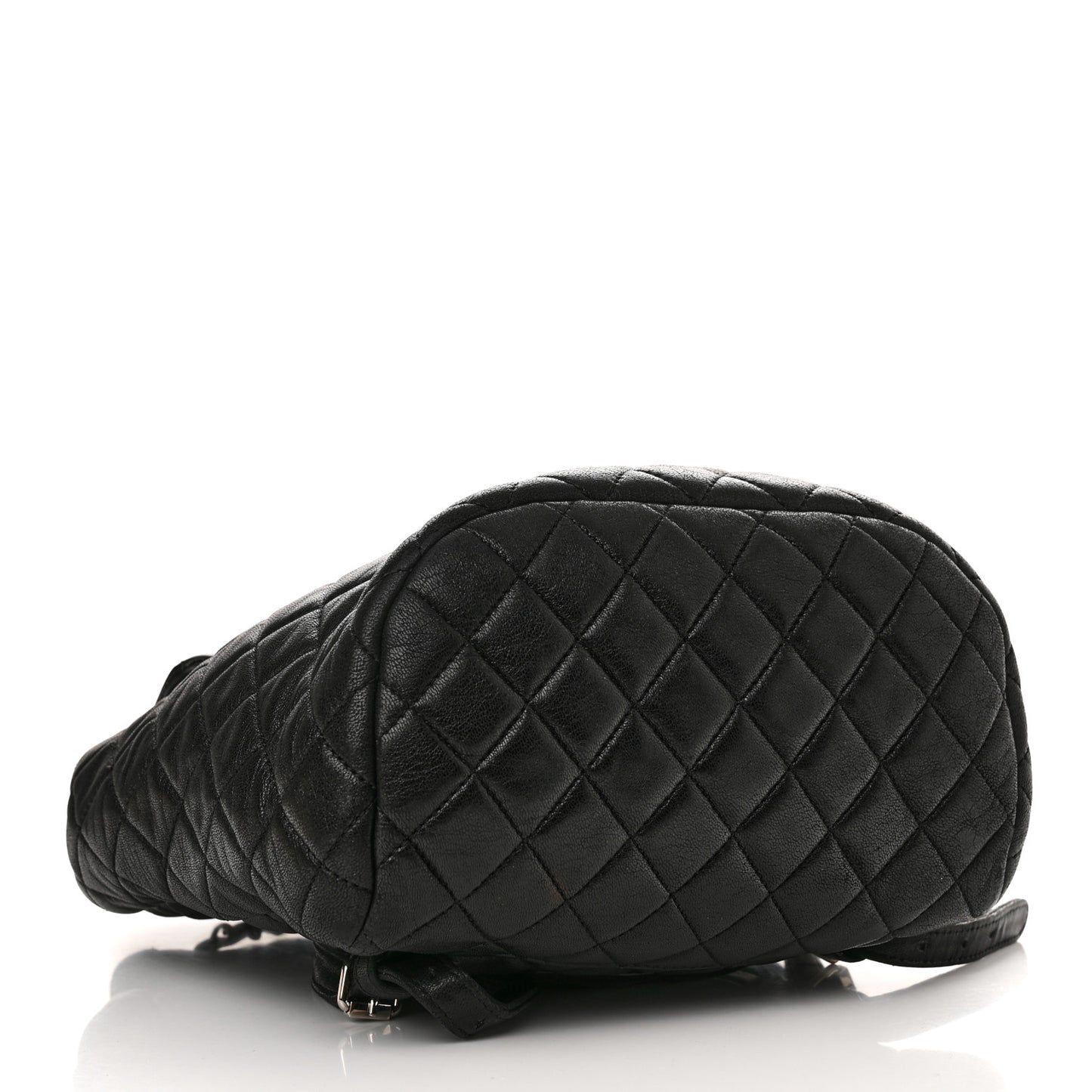 Lambskin Quilted Small Urban Spirit Backpack Black