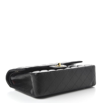 Chanel Lambskin Quilted Medium Double Flap Black 4 of 14