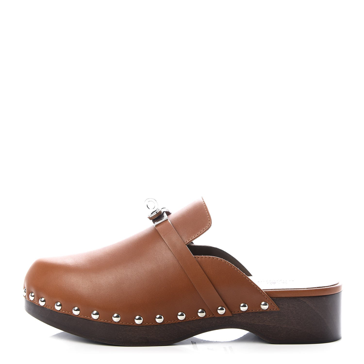 Hermes Heritage Calfskin Carlotta Mules 38 Naturel 1 of 10