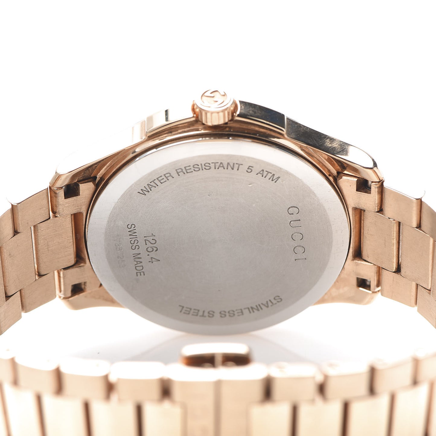 Stainless Steel 38mm G-Timeless Diamante Quartz Watch Rose