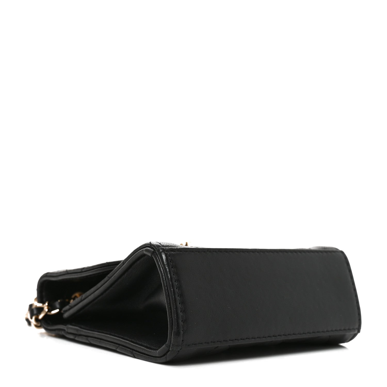Chanel Lambskin Quilted Mini Trendy CC Chain Wallet Black 4 of 10