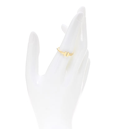 Tiffany 18K Yellow Gold T Wire Ring 54 7 2 of 5