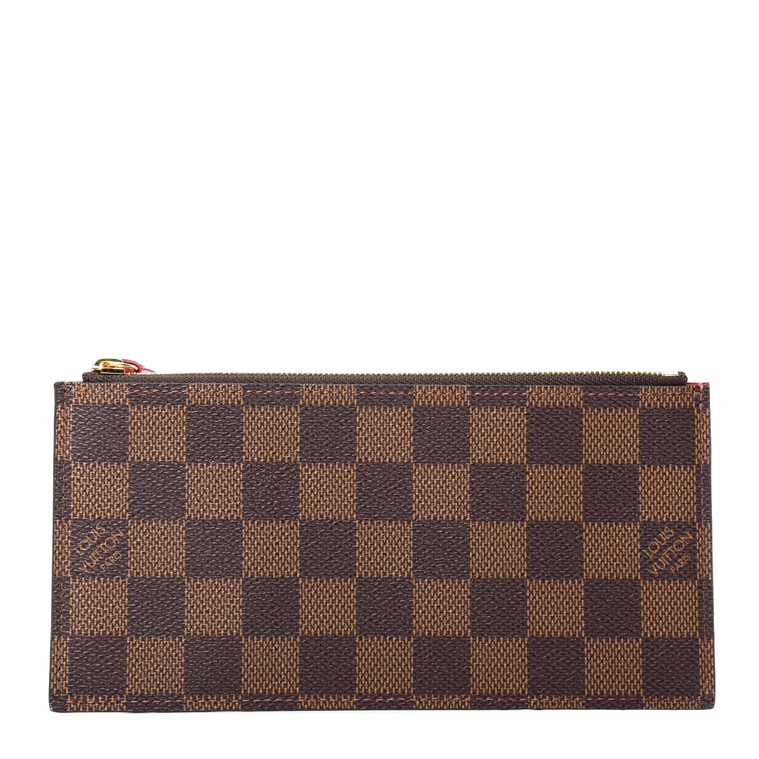 Louis Vuitton Damier Ebene Felicie Chain Wallet Zippered Insert 1 of 6