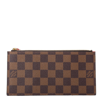 Louis Vuitton Damier Ebene Felicie Chain Wallet Zippered Insert 1 of 6