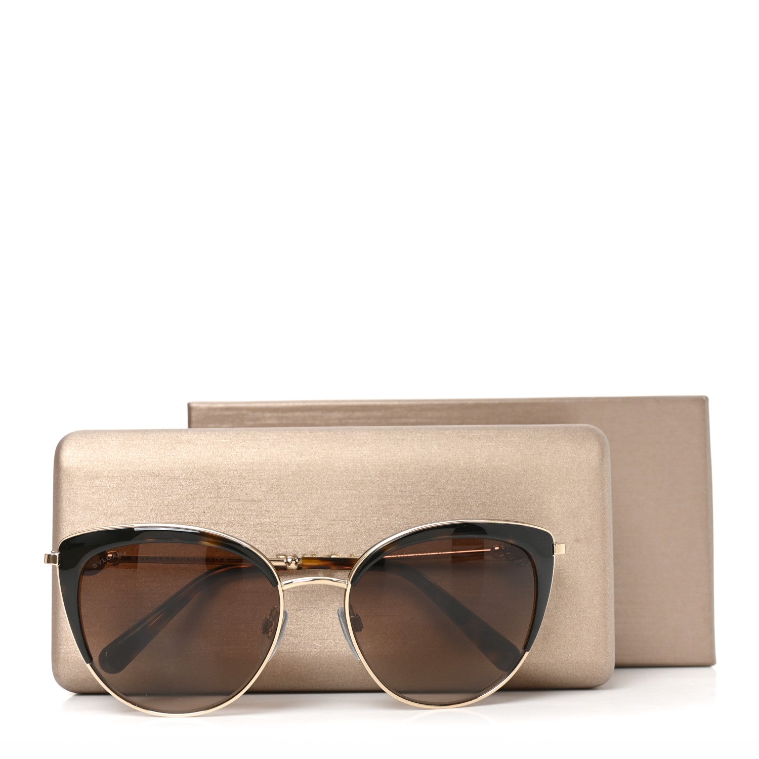 Bulgari Metal Sunglasses 6133 Tortoise Gold 7 of 7
