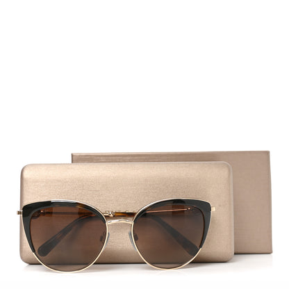 Bulgari Metal Sunglasses 6133 Tortoise Gold 7 of 7