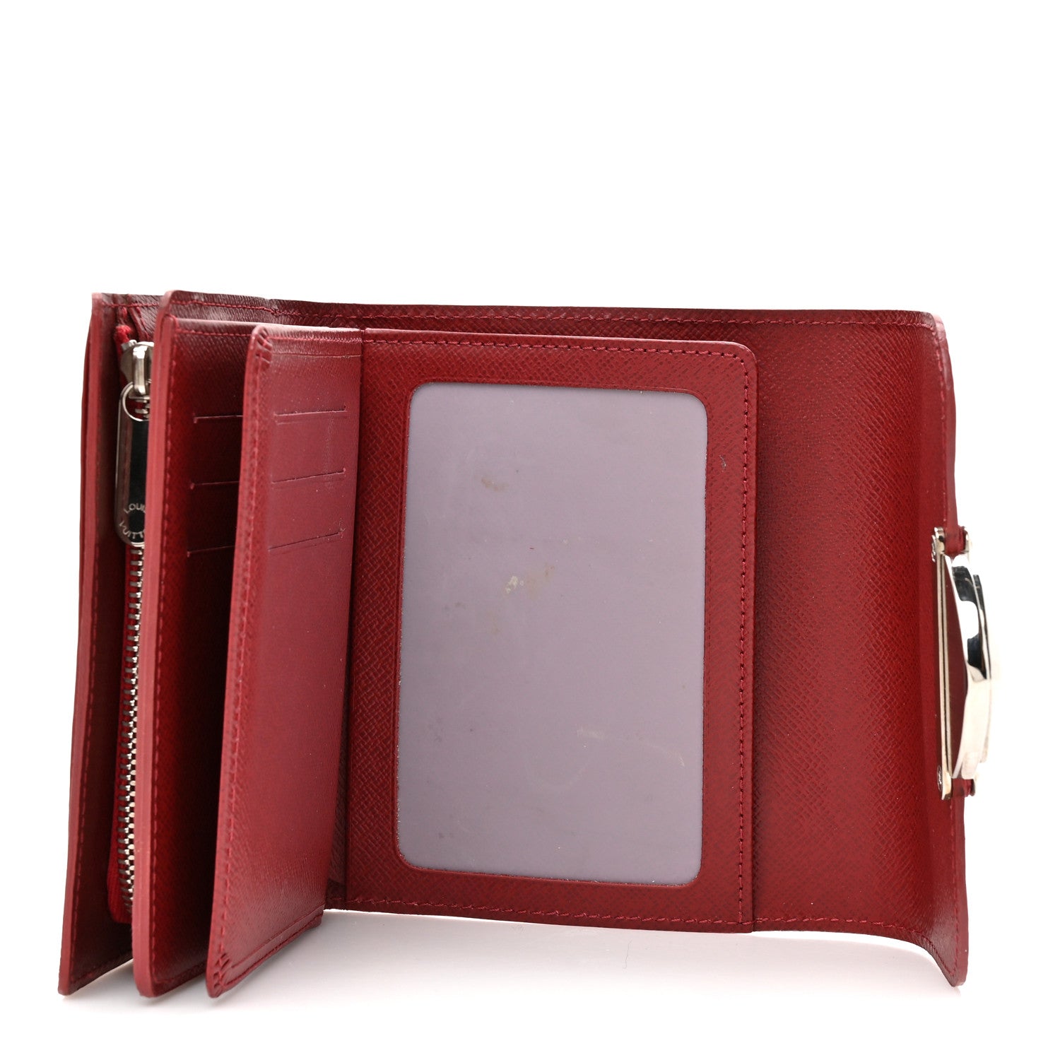 Louis Vuitton Epi Joey Wallet Rubis 5 of 13