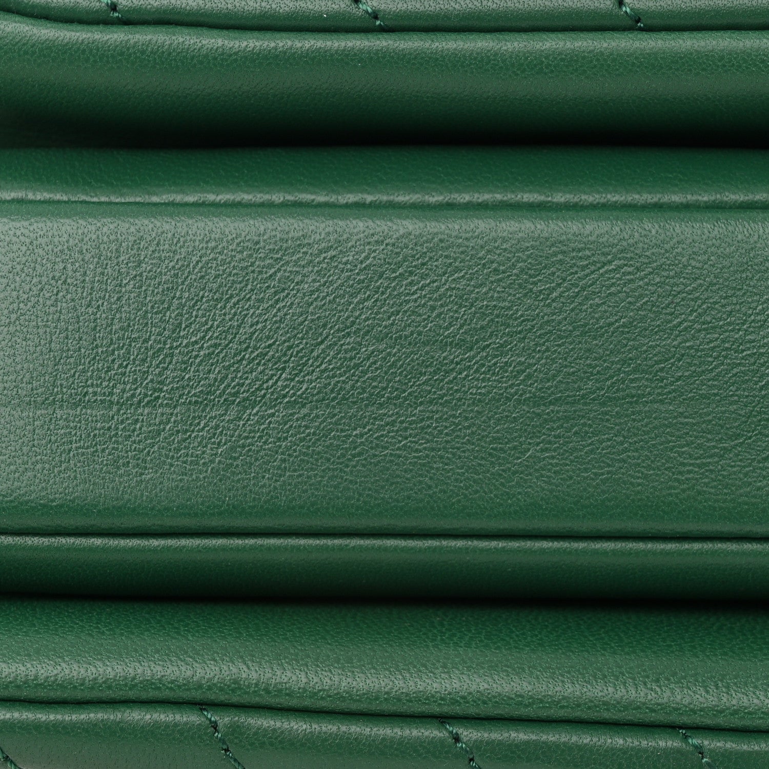 Chanel Lambskin Chevron Quilted Small Trendy CC Dual Handle Flap Bag Green 13 of 14