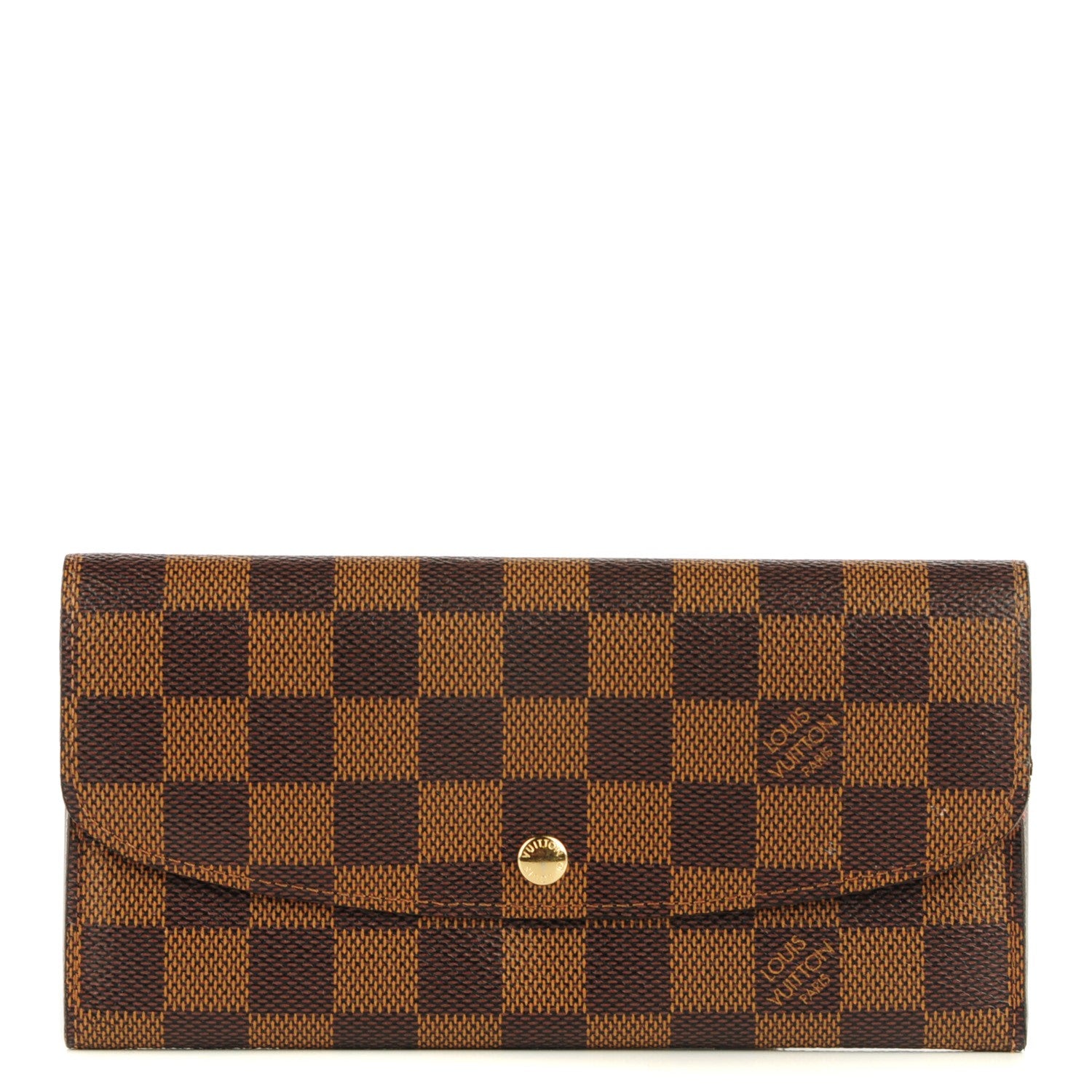 Louis Vuitton Damier Ebene Emilie Wallet 1 of 7