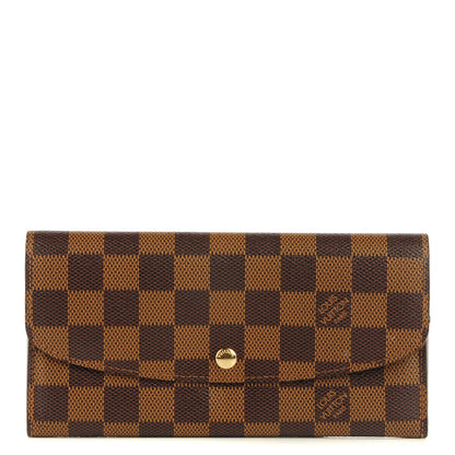 Louis Vuitton Damier Ebene Emilie Wallet 1 of 7