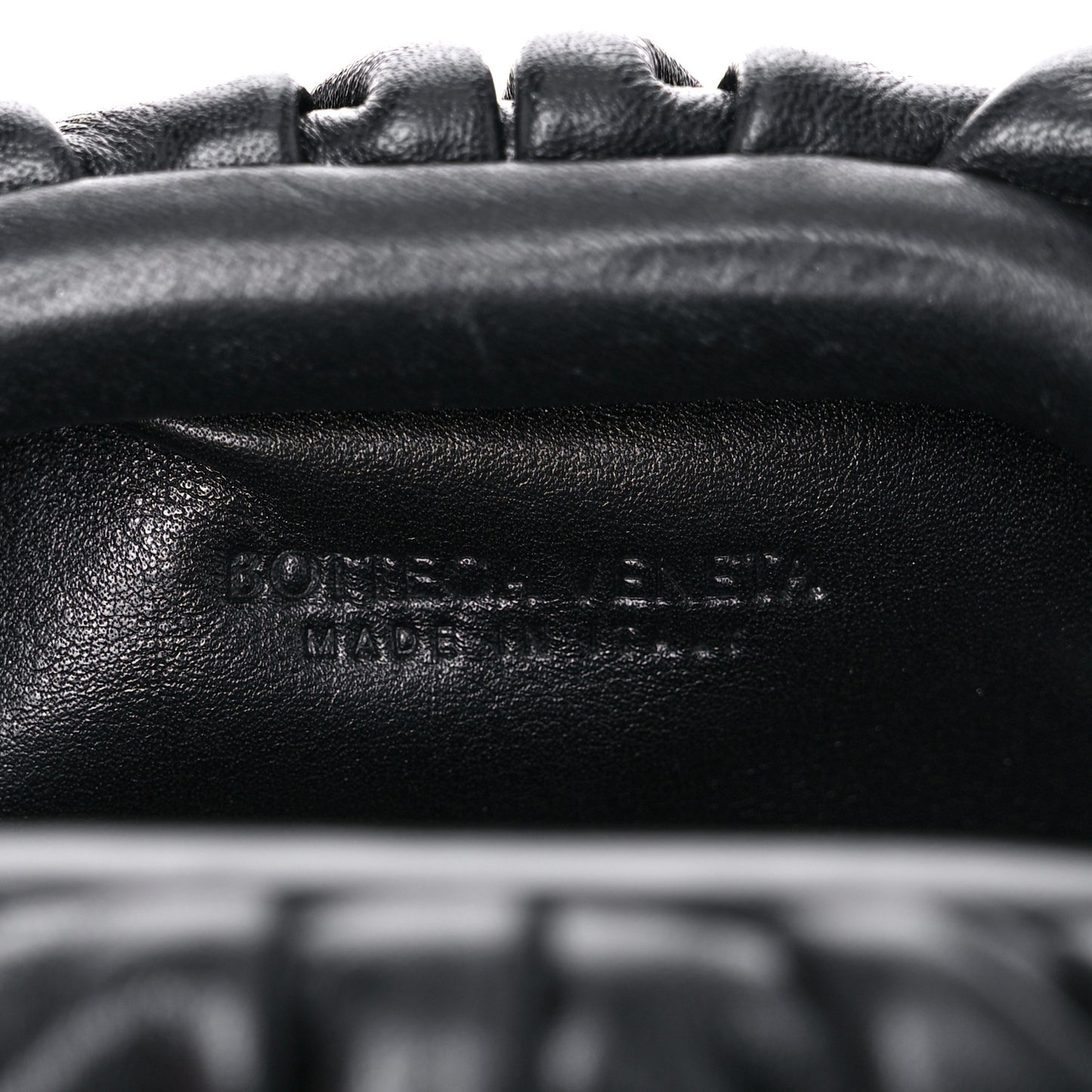 Butter Calfskin Coin Purse Black
