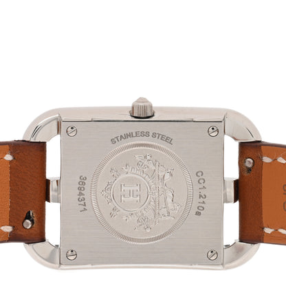 Hermes Stainless Steel Barenia 23mm Cape Cod Quartz Watch Fauve 4 of 5