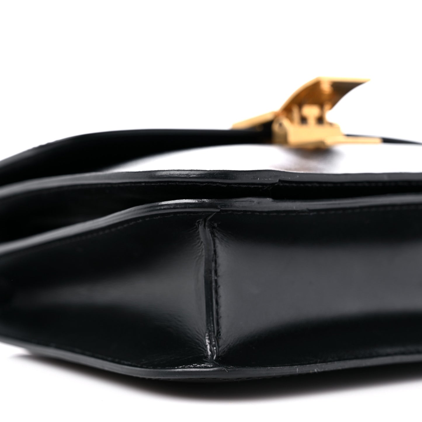 Box Calfskin Teen Classic Box Flap Bag Black