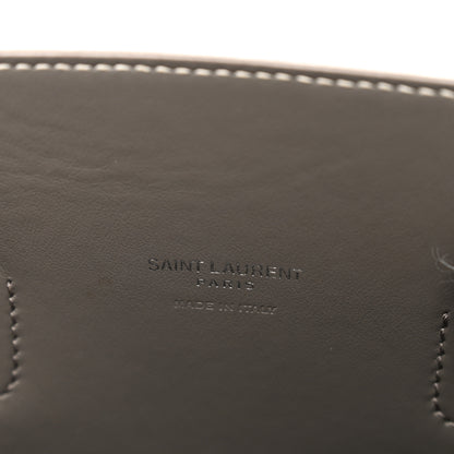 Saint Laurent Grained Calfskin Topstich Baby Sac De Jour Fog 7 of 12
