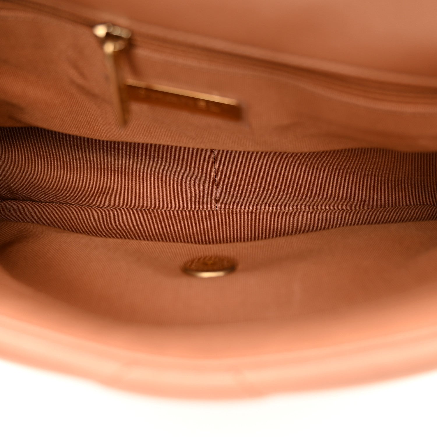 Chanel Lambskin Quilted Medium Chanel 19 Flap Brown 5 of 12