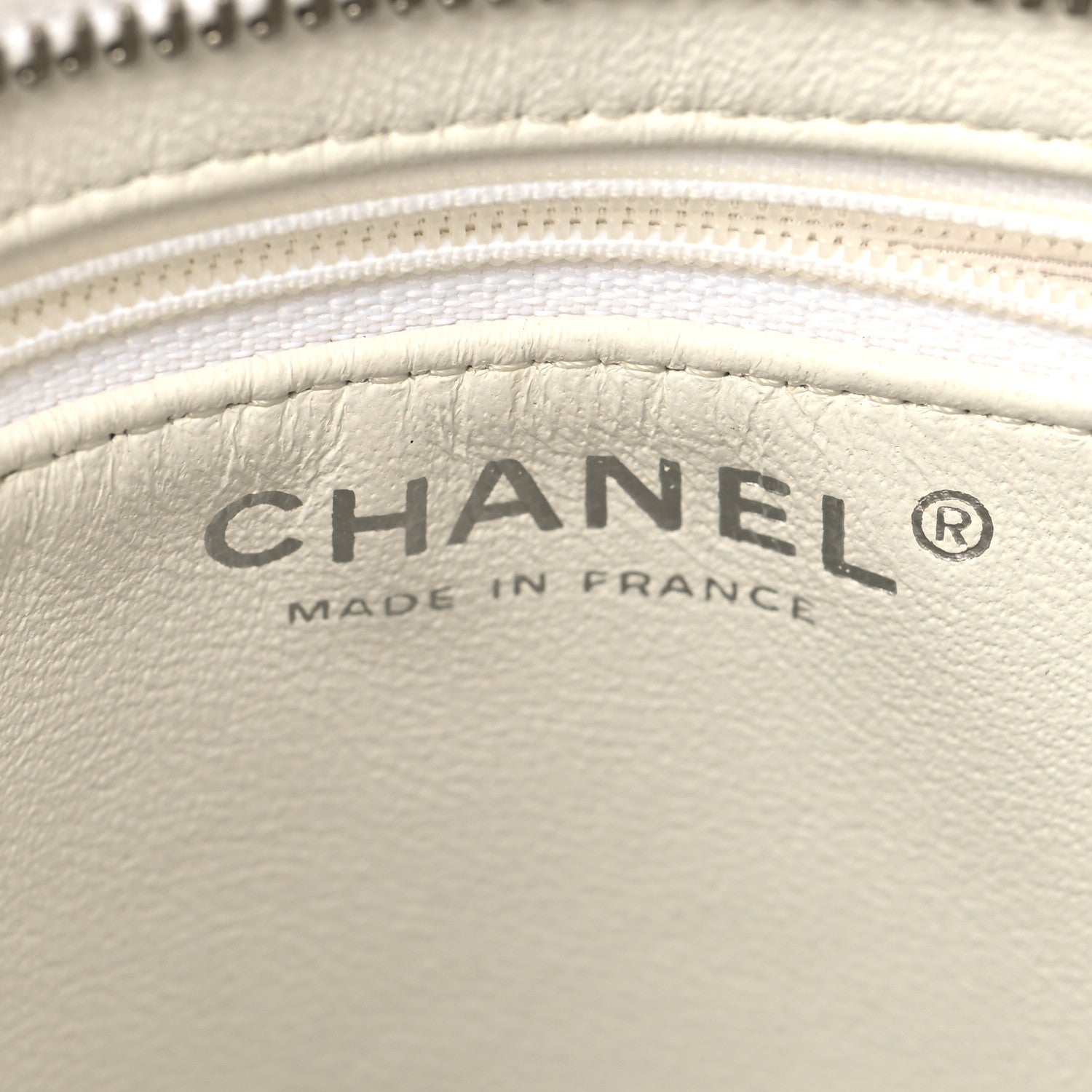 Chanel Caviar Quilted Medallion Tote White 6 of 16