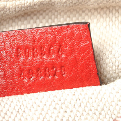 Gucci Pebbled Calfskin Small Soho Disco Bag Tabasco Red 7 of 7