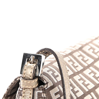 Fendi Metallic Zucchino Mini Mama Baguette Caffe Argilla Canna di Fucile 13 of 13