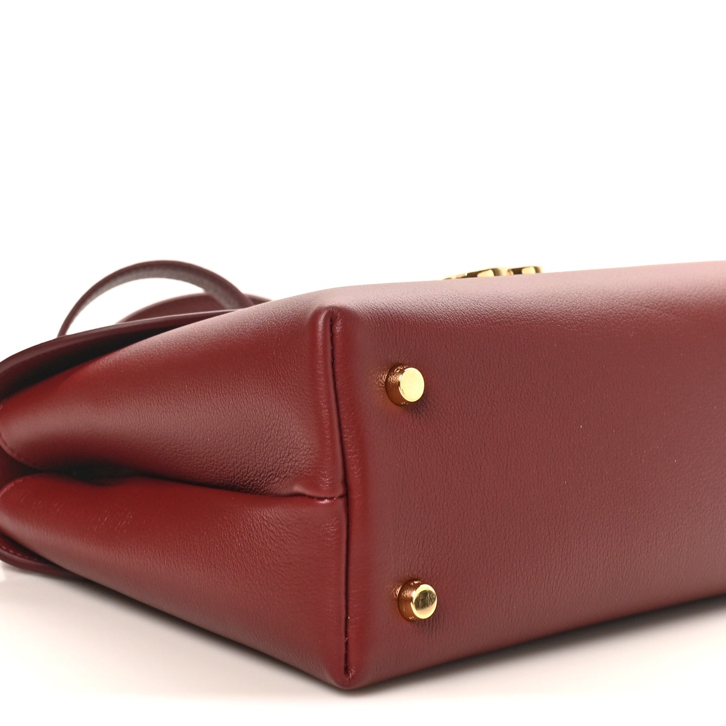 Supple Grained Calfskin Medium Nino Light Burgundy
