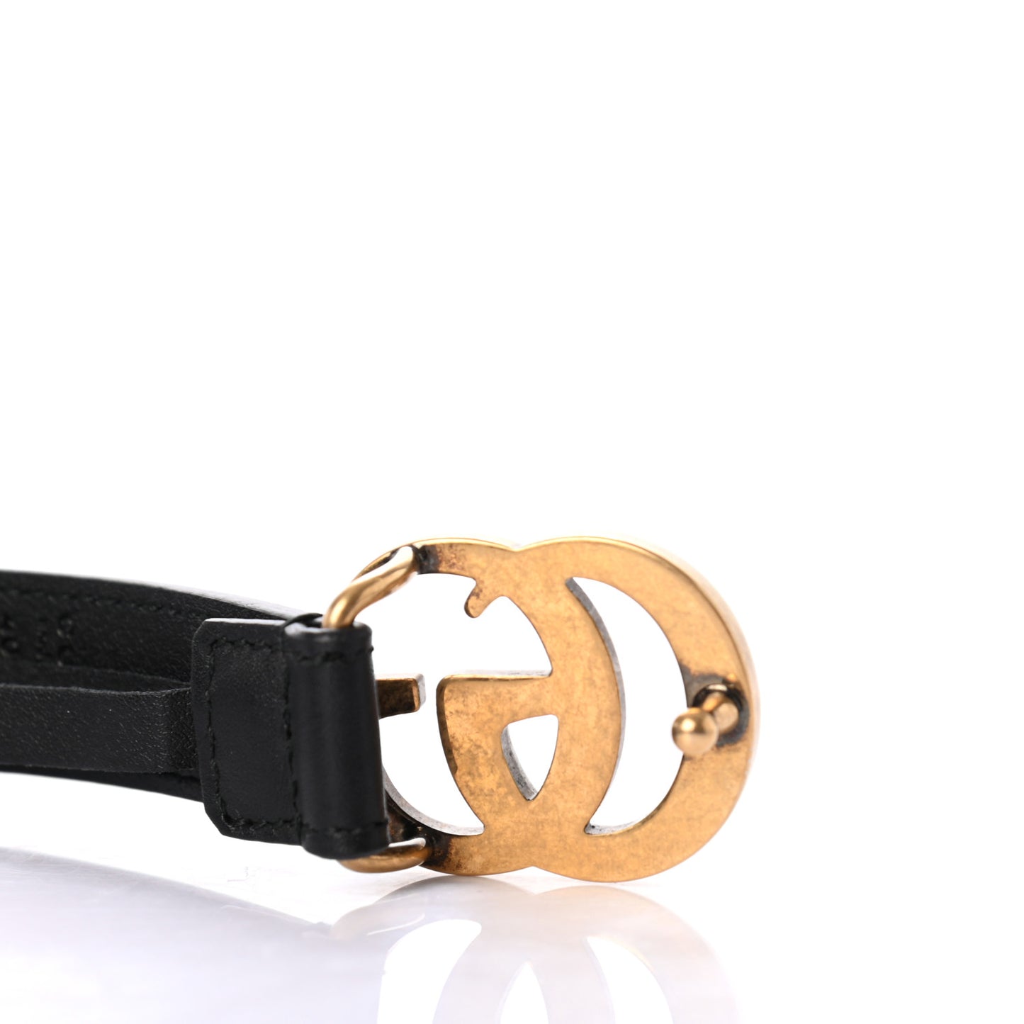 Calfskin Double G 20mm Belt 85 34 Black
