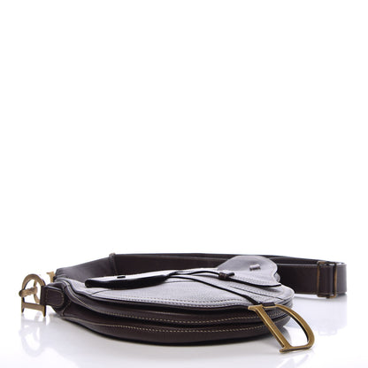 Christian Dior Calfskin Baudrier Saddle Bag Brown 4 of 7
