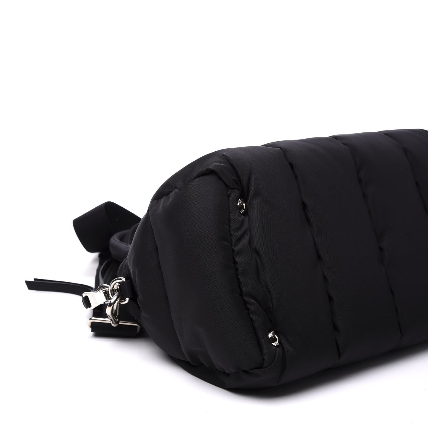 Tessuto Nylon Bomber Bag Black