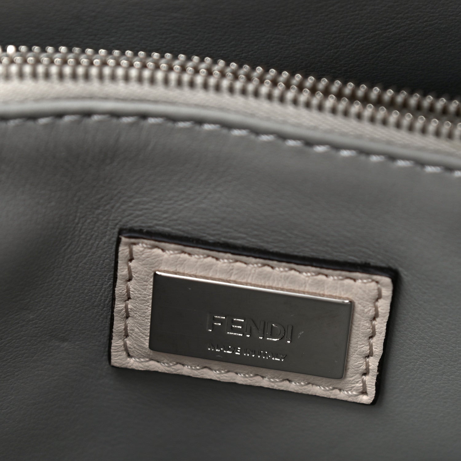 Fendi Vitello Dolce Century Petite 2Jours Tote Camelia Ghiaccio 5 of 13