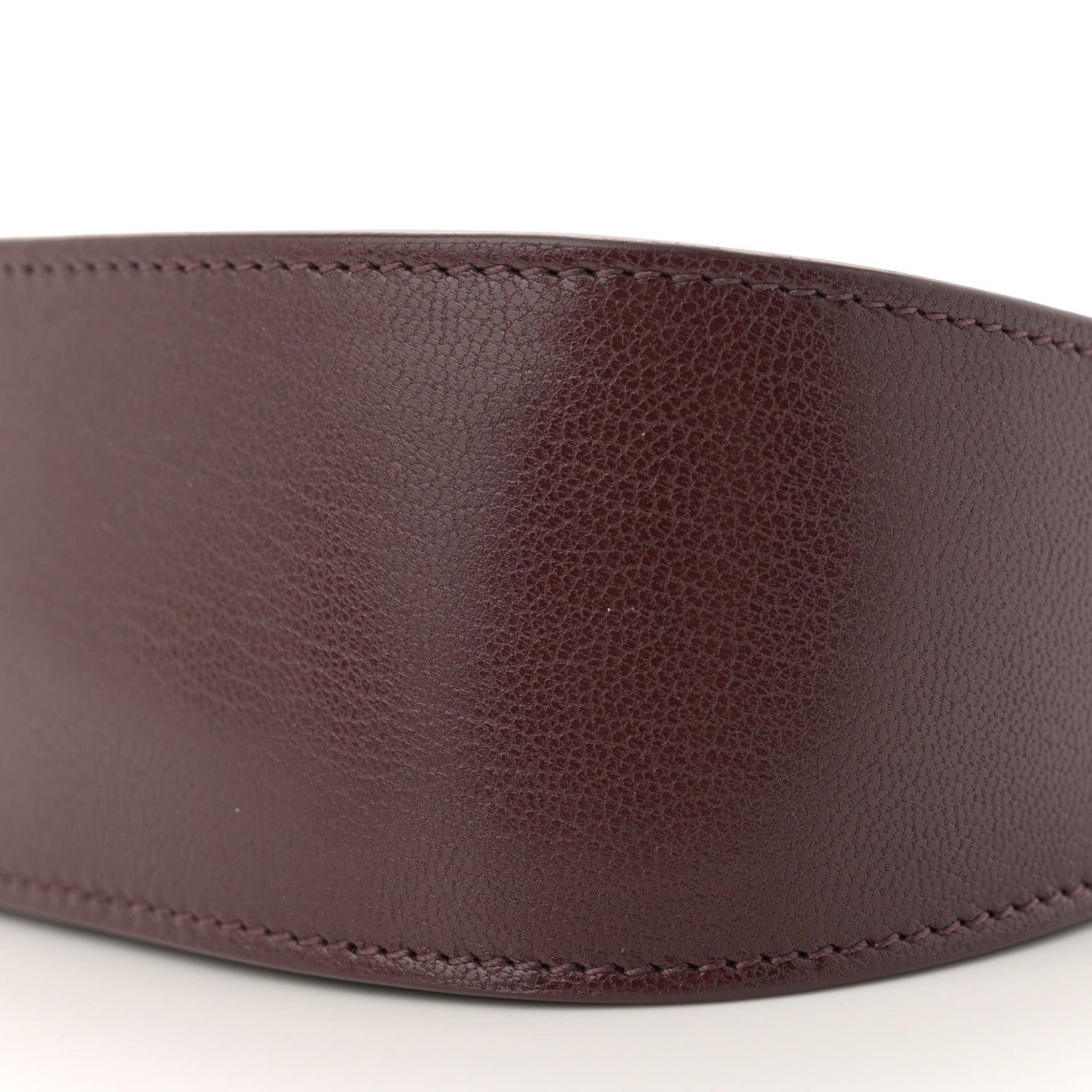 The Row Grained Calfskin Half Moon Shoulder Bag Raisin 10 of 11