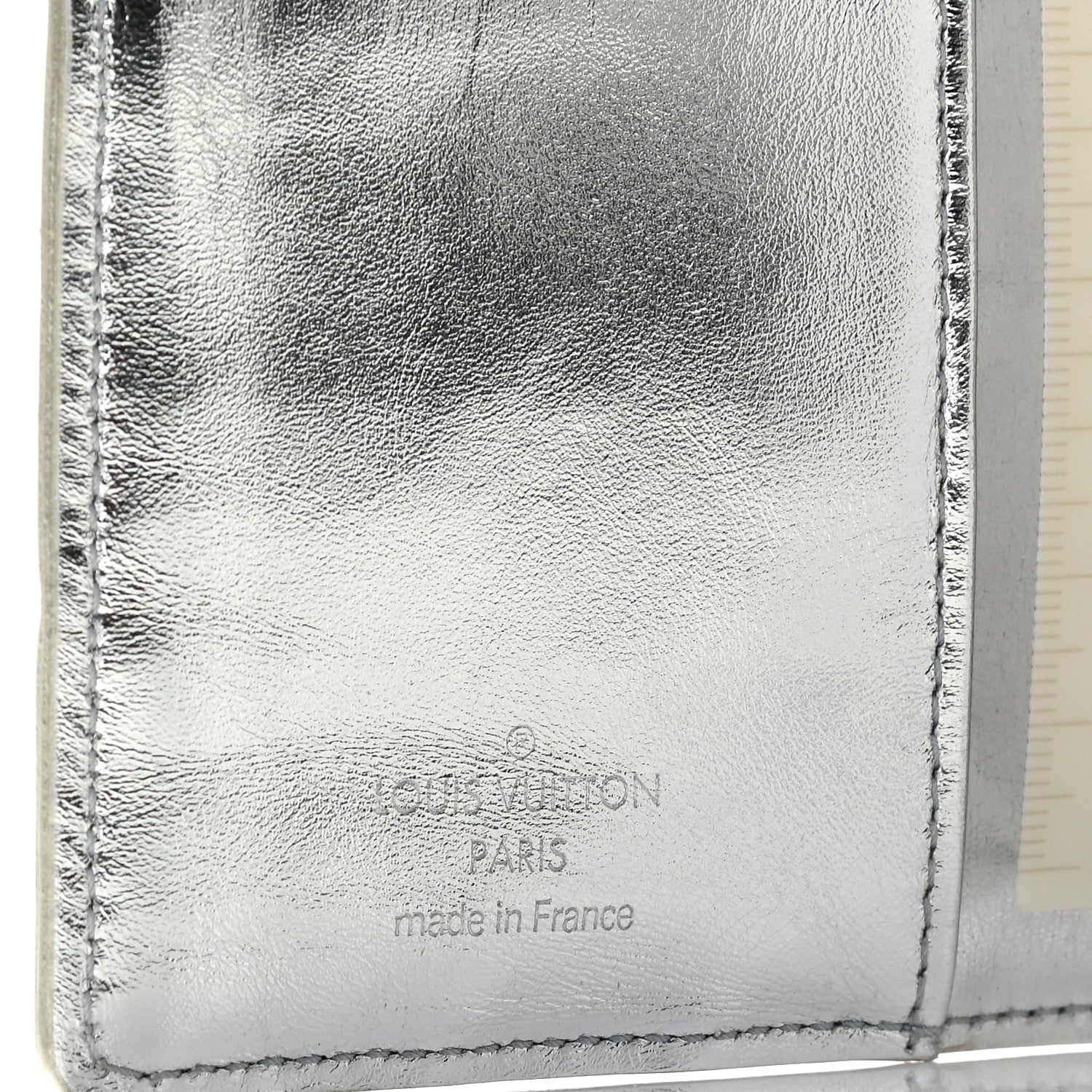 Louis Vuitton Monogram Miroir Small Ring Agenda Silver 7 of 9