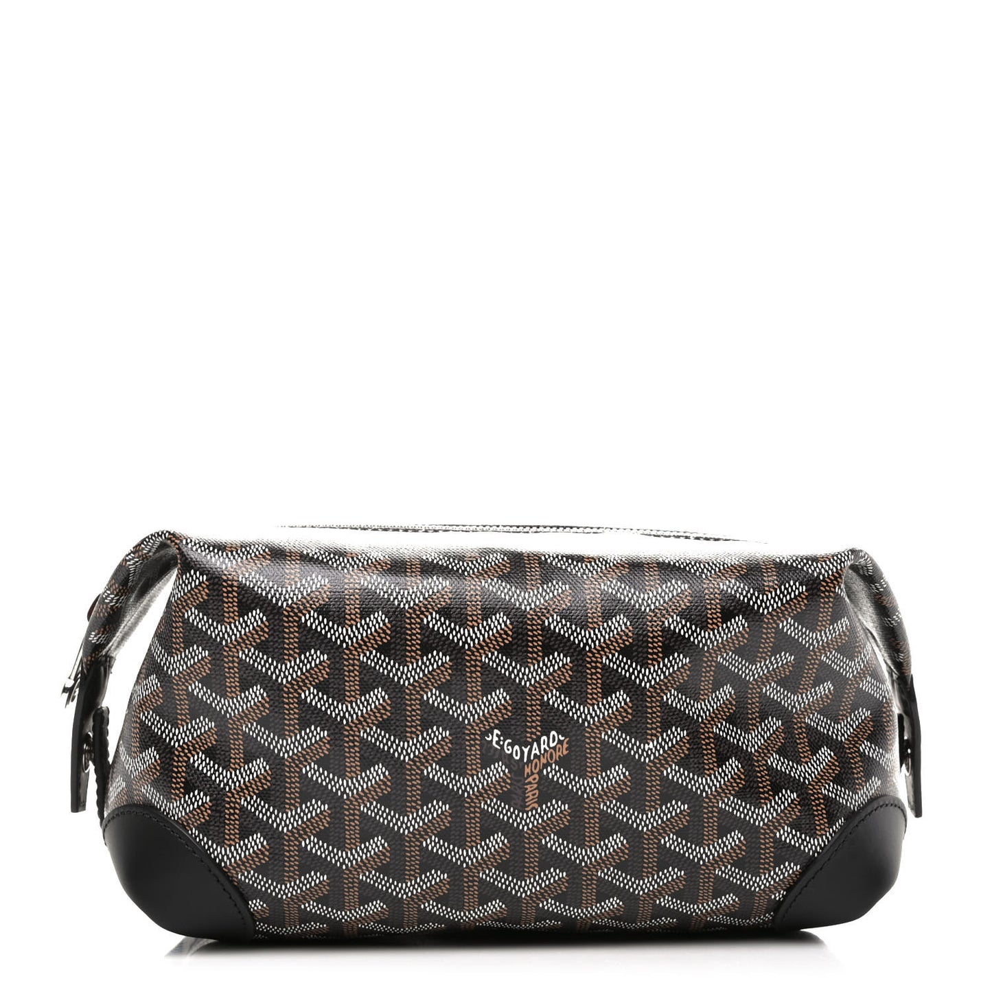 Goyardine Boeing 25 Trousse de Toilette Black